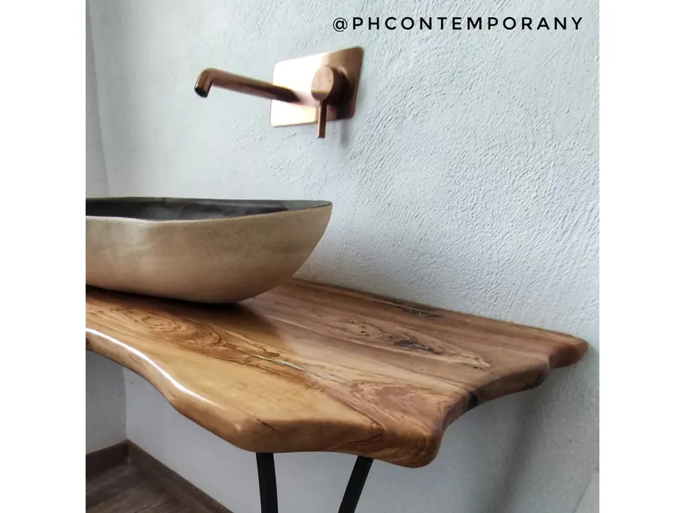 Lavabo en olivo centenario